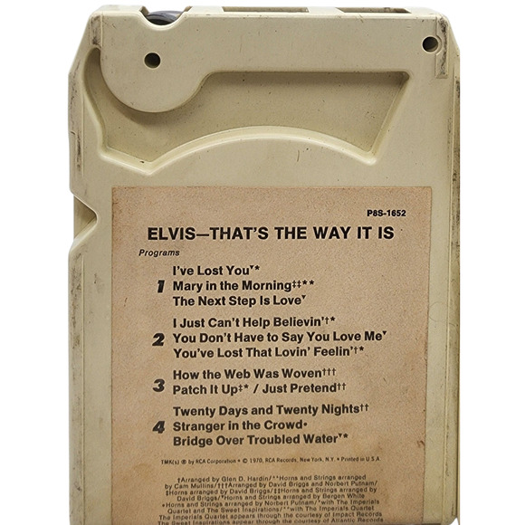 Set Of Three Elvis Presley 8-Tracks That's The Way It Is Girls Girls Girls Pickw - Picture 5 of 7